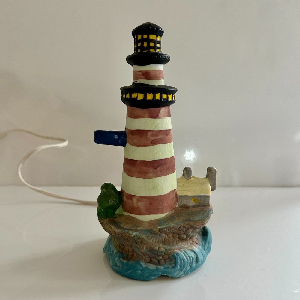 Christmas Holiday Village Lighthouse - Picture 4 of 5